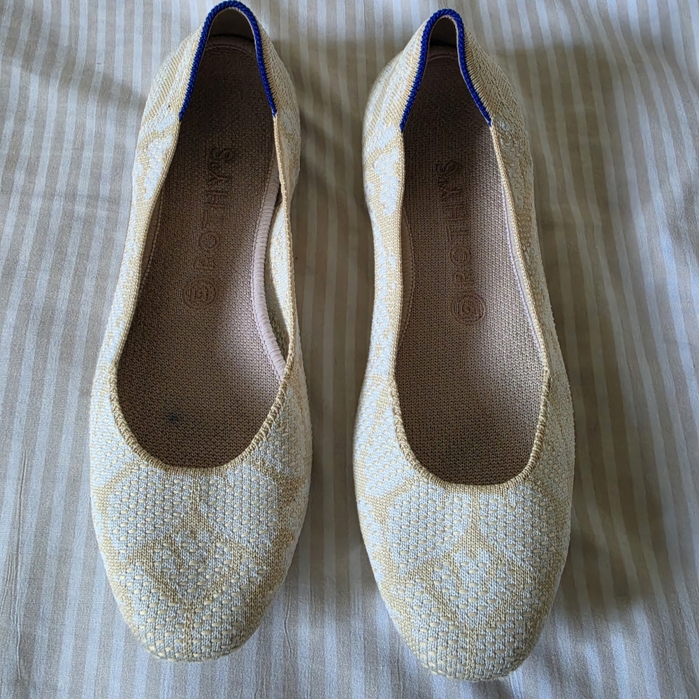 Rothy's The Square ballet flats Lily Floral 9.5